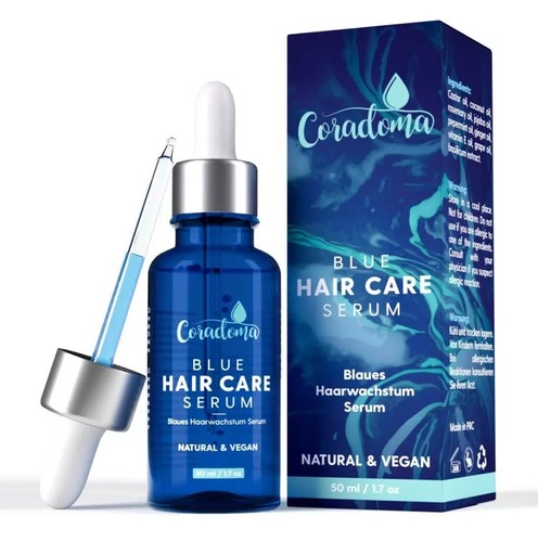 Blaues haarserum haarwachstum - haarserum,