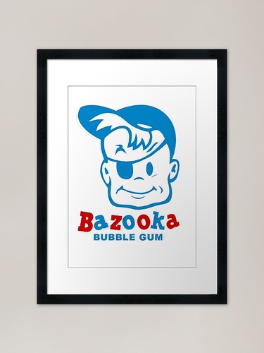Bazooka joe gerahmter - bazooka,