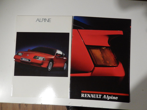 Renault alpine prospekte - renault,