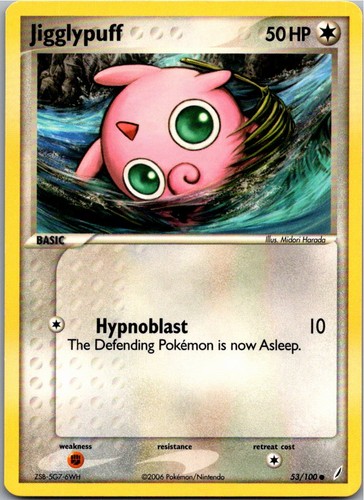 Pokémon jigglypuff 100 - jigglypuff, ex