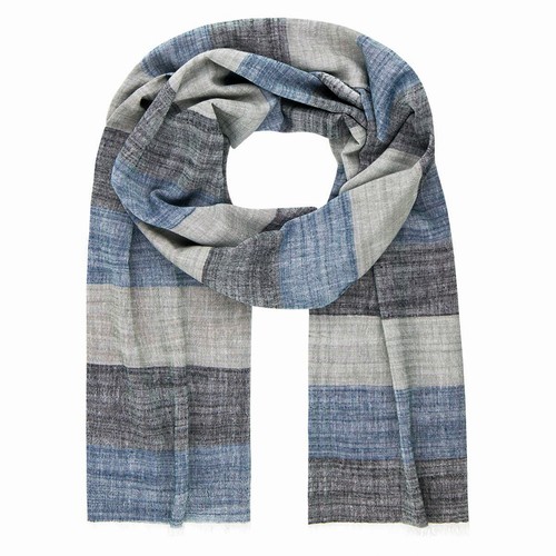 Lindenmann schal herren blau - herren, /
