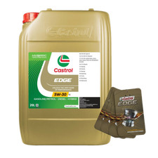 Castrol EDGE 5W-30 LL / 20 Liter Kanister + 4 Ölzettel VW 504.00 507.00 longlife