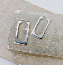 Chunky Silber 925 Creolen