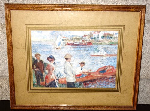 Schöne druckbild oarsmen at - schöne, "oarsmen