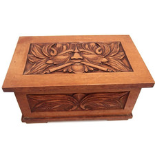 Tabakdose Holz braun Tabak