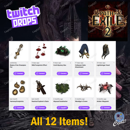 Path exile twitch drop - exile, 1+2