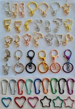 1x Karabiner Schlüsselanhänger verschiedene Farben und Formen