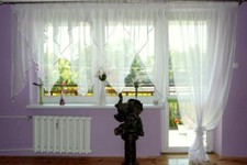 Moderne Fertiggardine aus