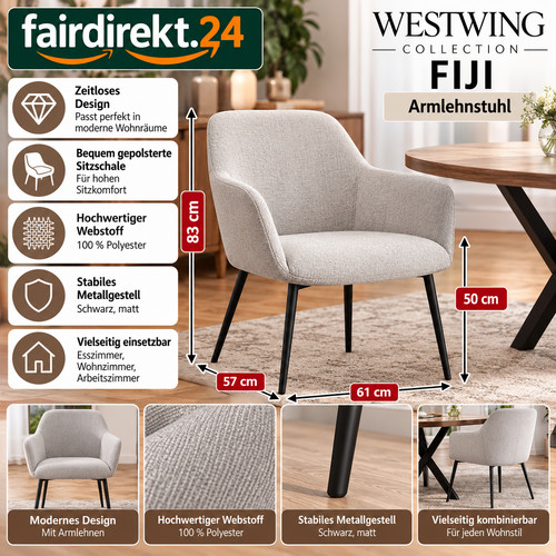 Westwing fiji armlehnstuhl - westwing,