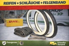 2 stück weisswand reifen mofa