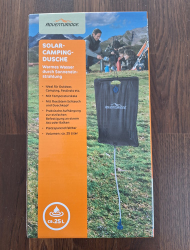 Solar camping dusche 25liter - camping,