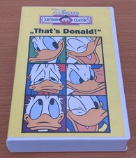VHS That's Donald! Disney