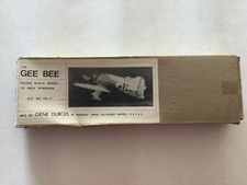 Vintage - The Gee Bee PS-7 by Gene Dubois Balsa  (DD74-41K2/2/2)