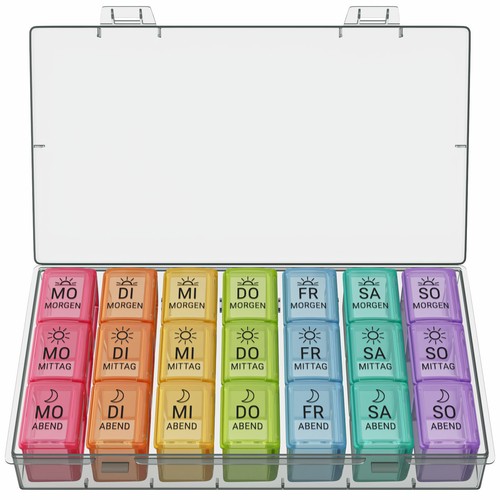 Tablettenbox 7 tage - tablettenbox, f.