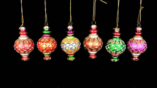 6er set christbaumschmuck - 6er,