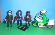 Playmobil - Polizisten, Polizei  + Motorrad  Figuren Sammlung