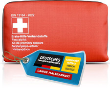Erste Hilfe Auto KFZ Verbandskasten 2024 Verbandstasche DIN13164:2022 NEU ROT 