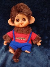 Alter Monchichi mit Klimperaugen Stofftier Kuscheltier Schlafaugen