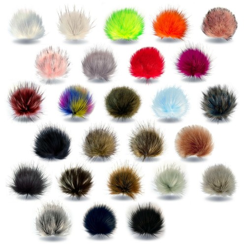 Kunstfell bommel 12 cm - -,