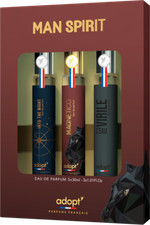 adopt MAN SPIRIT 3 er Set, 3 x 30 ml Eau de Parfums für Herren | Parfum Geschenk