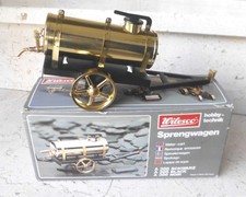 Wilesco Sprengwagen A386 in schwarz messing miz Karton-TOP