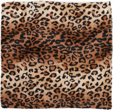 1 Stück Kurze Plüsch-Kissenbezüge, 45 X 45Cm, Quadratisch, Leopardenmuster, Kiss