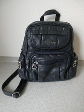 Kleiner Rucksack in Lederoptik, Dunkelblau!
