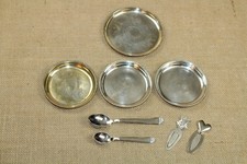 Konvolut Unterteller / R&B Besteck 925er Sterling Silber / 293g Silber