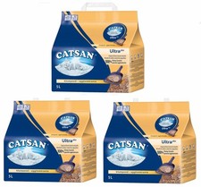 CATSAN® Ultra Plus Katzenstreu Klumpstreu 3 x 5l