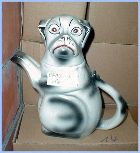 Porzellan figur kanne - porzellan,