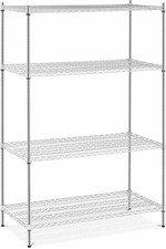 Metallregal 1.000 kg Standregal 120 x 45 x 180 cm Steckregal Karbonstahl 4 Böden