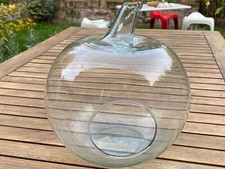 Mini Gewächshaus Treibhaus in Apfelform, Unikat, Mundgeblasen, mit Handöffnung