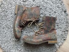 KIM KAY LONDON;STIEFELETTE;LEDER;BLUMEN MUSTER;GR.39;TOLL!!!