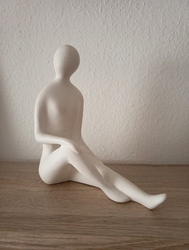 Skulptur frau gilde weiß - frau, gilde,