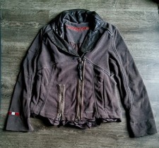 Sportalm ❤️ Damen Fleecejacke im Bikerstil Gr. 42