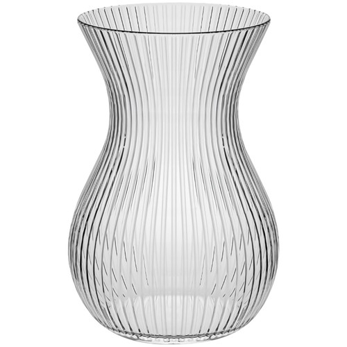 Blumenvase aus geriffeltem