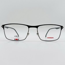 Carrera Brille Herren eckig schwarz silber klassisch schlicht XL 288 NEU