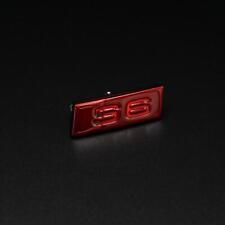 Audi S6 A6 4G C7 Lenkrad Emblem Rot Plakette Schriftzug Logo 4G0419685 Neu