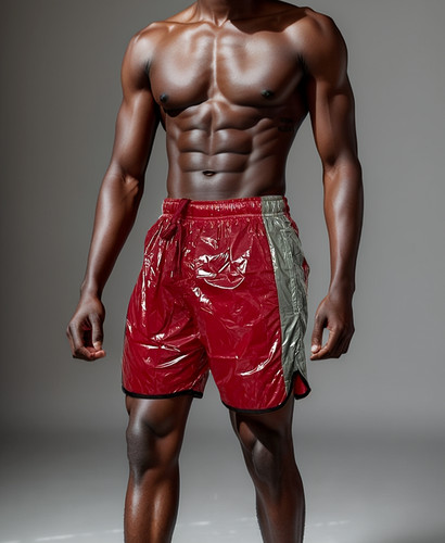 Nylon sport short - pu,