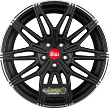 MAM B3N matt black lip polish 8.5x19 ET30 - LK5/112 ML66.65 Felge Alu