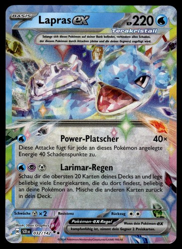 Lapras 142 double rare - lapras, ex