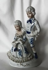 Porzellanfigur barock mann - porzellanfigur,, barock,mann
