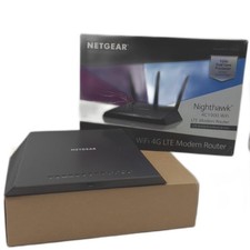 Netgear WLAN Router AC1900 Dual Band 2x USB Micro-SIM 3FF-Steckplatz R7100LG Nig