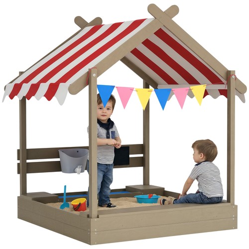 Sandkasten mit dach sandkiste - sandkasten,