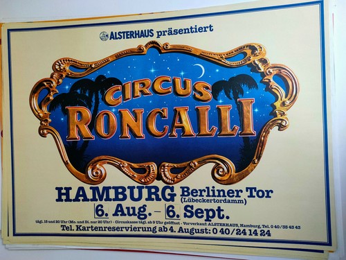 Plakat circus roncalli hamburg - plakat,