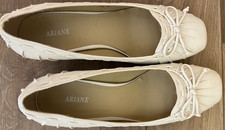 cremeweiße Ballerinas Gr.40