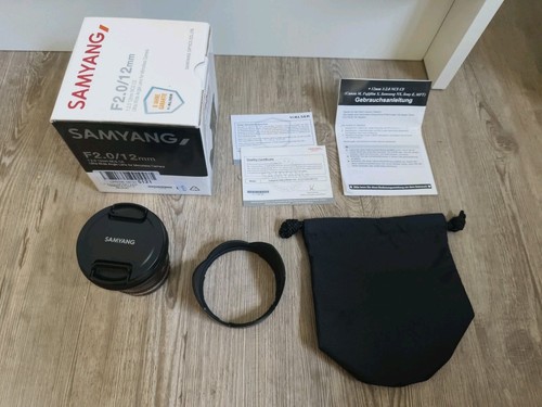 Samyang 12mm mf - f/2.0, cs