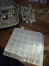 Spulenbox für 25 Unterfadenspulen (Box für Nähmaschinenspulen, Spulenkasten)