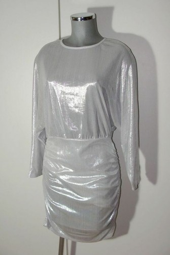 Sexy glanz kleid silber - sexy,