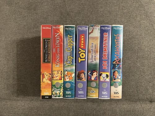 Walt disney vhs video - 7x,